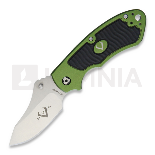 V Nives Stout Linerlock סכין מתקפלת, ירוק