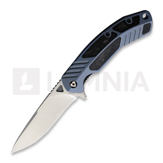 V Nives Tectonic Linerlock CF סכין מתקפלת, כחול