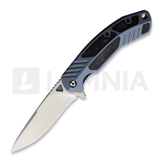 V Nives Tectonic Linerlock CF foldekniv, blå