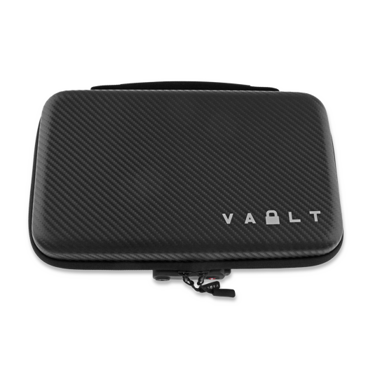 Vault Knife Case with lock, carbon fiber