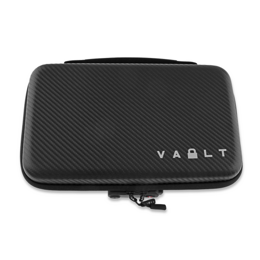 Vault Knife Case with lock, carbon fiber