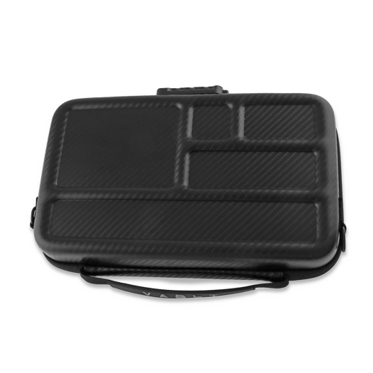 Vault Knife Case with lock, carbon fiber