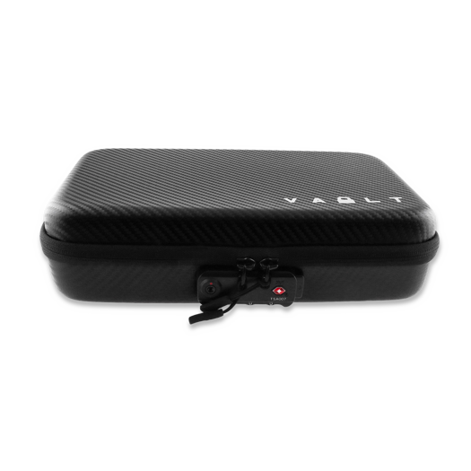 Vault Knife Case with lock, carbon fiber