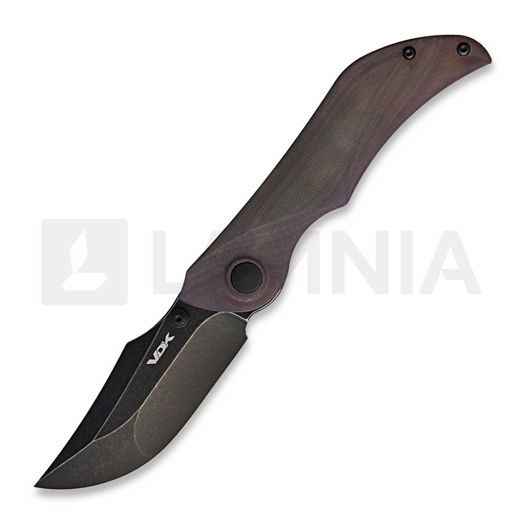 VDK Knives Talisman 折り畳みナイフ, 茶色