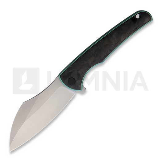VDK Knives Vice Linerlock סכין מתקפלת, green carbon fiber