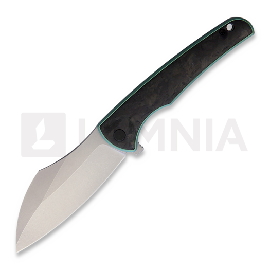 Skladací nôž VDK Knives Vice Linerlock, green carbon fiber