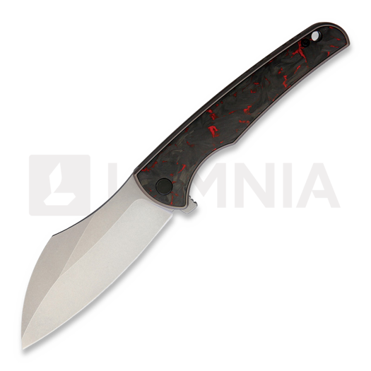 Zavírací nůž VDK Knives Vice Linerlock, red carbon fiber