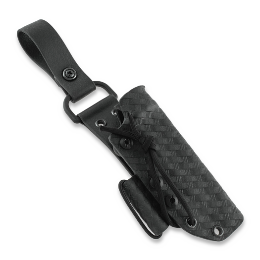 Vegvisir Creations Casström Lars Fält Kydex 鞘, Black basketwave