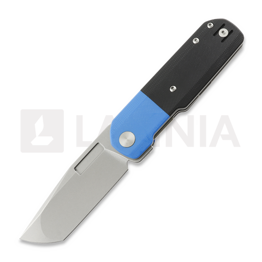 Coltello pieghevole Vero Engineering Avid 3 - Stonewash - G10, nero, blu