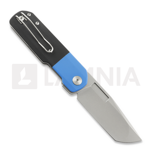 Coltello pieghevole Vero Engineering Avid 3 - Stonewash - G10, nero, blu