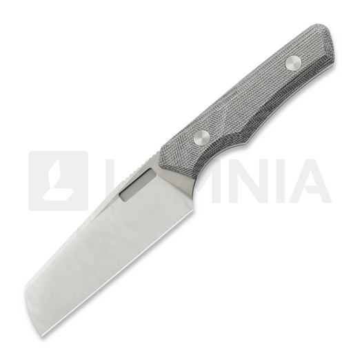 มีด Vero Engineering Axon - Belt Satin M390 - Black Micarta