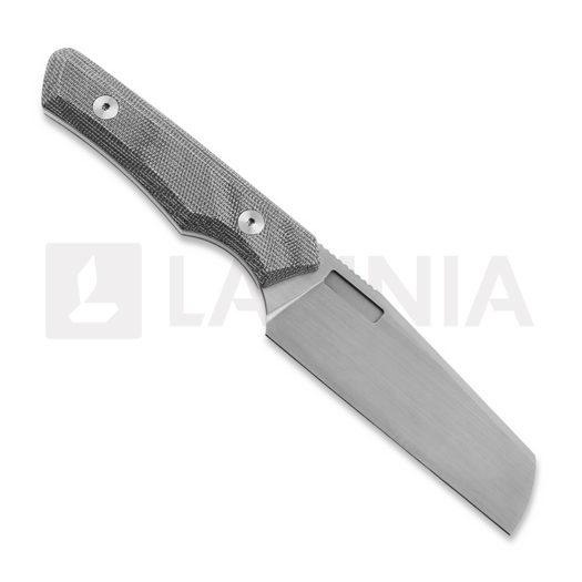 Vero Engineering Axon - Hand Satin M390 - Black Micarta knife