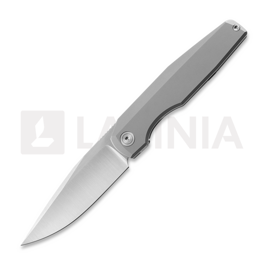 Couteau pliant Vero Engineering Lux 3.3 - Belt Satin M390 - Beadblast Ti