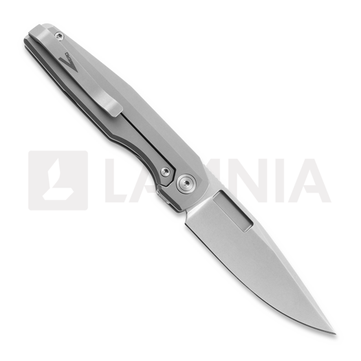 Vero Engineering Lux 3.3 - Stonewash M390 - Beadblast Ti sulankstomas peilis