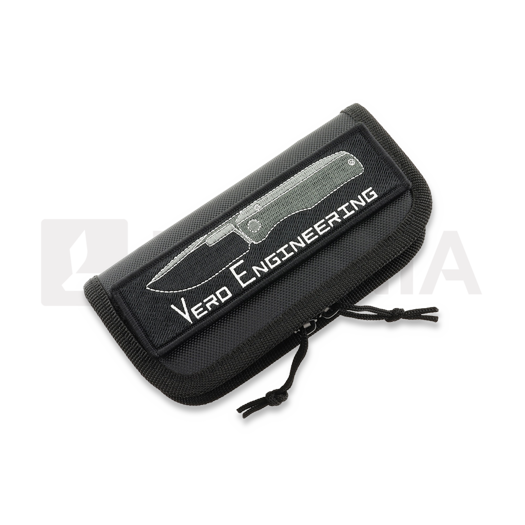 Vero Engineering Nova Mini - Hand Satin M390 - Stonewash Ti sulankstomas peilis