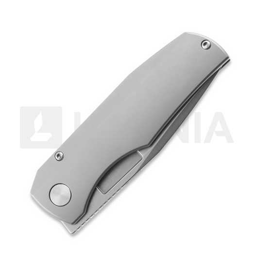 Vero Engineering Nova Mini - Stonewash M390 - Stonewash Ti sulankstomas peilis