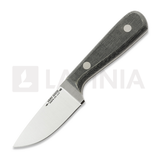 Very Good Knife Co Adventure 80Crv2 Gen2 סכין, black micarta