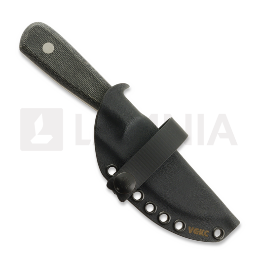 Very Good Knife Co Adventure 80Crv2 Gen2 veitsi, black micarta