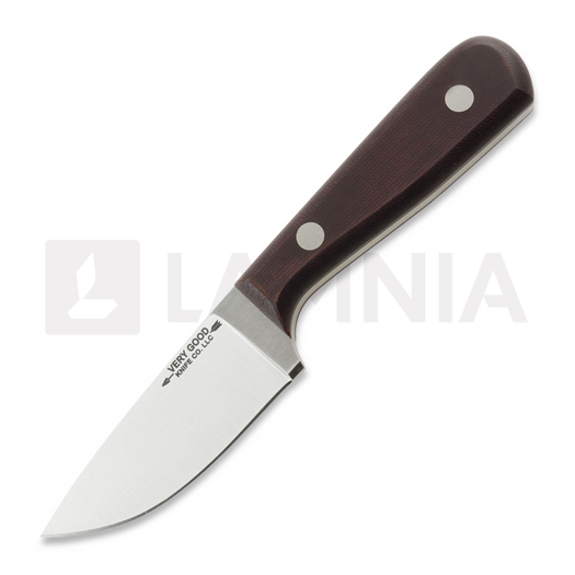 Very Good Knife Co Adventure 80Crv2 Gen2 칼, burgundy micarta