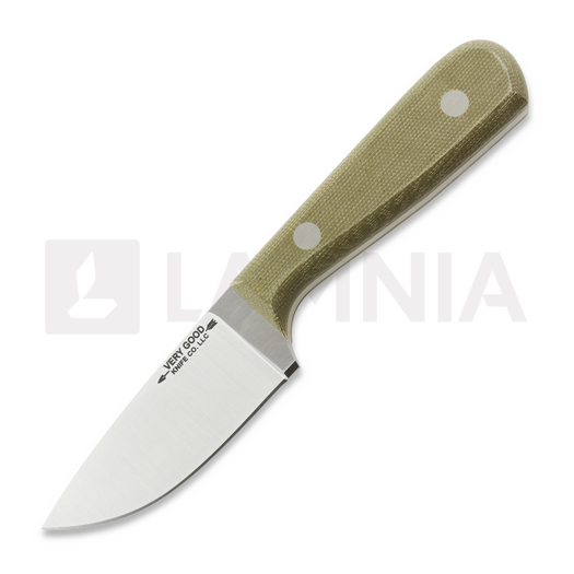 Very Good Knife Co Adventure 80Crv2 Gen2 סכין, green micarta