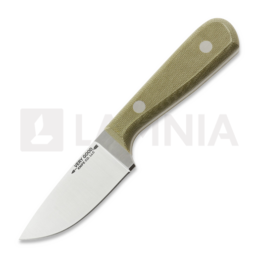 Nôž Very Good Knife Co Adventure 80Crv2 Gen2, green micarta