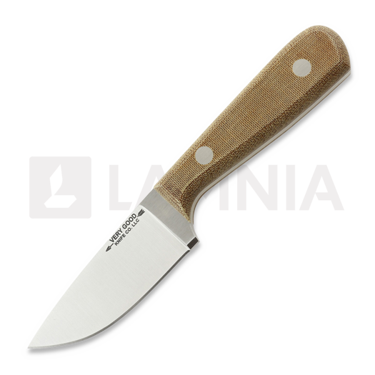 Couteau Very Good Knife Co Adventure 80Crv2 Gen2, natural micarta