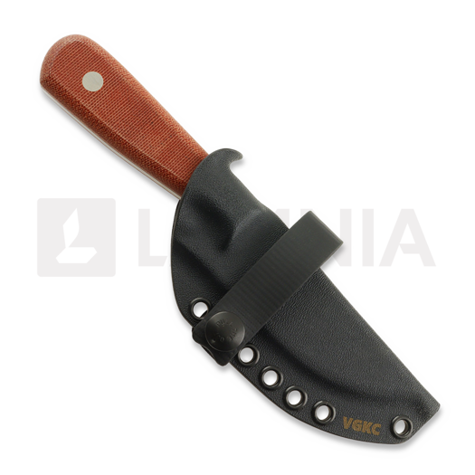 Нож Very Good Knife Co Adventure 80Crv2 Gen2, red micarta