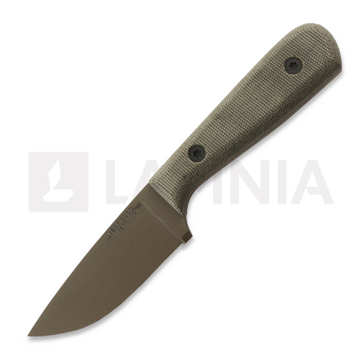 Ніж Very Good Knife Co Adventure 80Crv2 Gen3, brown, green micarta
