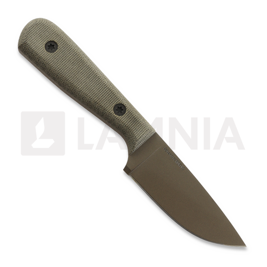 Very Good Knife Co Adventure 80Crv2 Gen3 veitsi, brown, green micarta