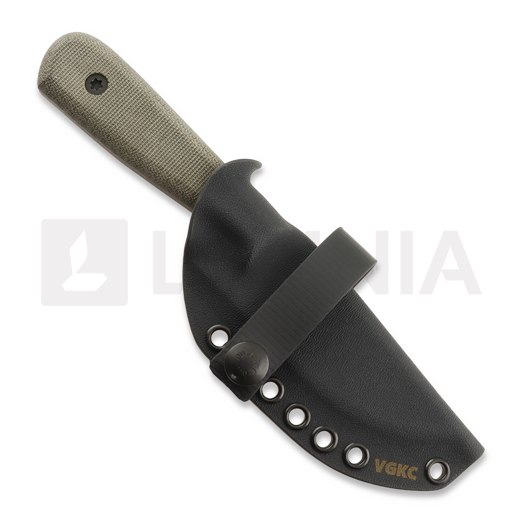 Very Good Knife Co Adventure 80Crv2 Gen3 veitsi, brown, green micarta