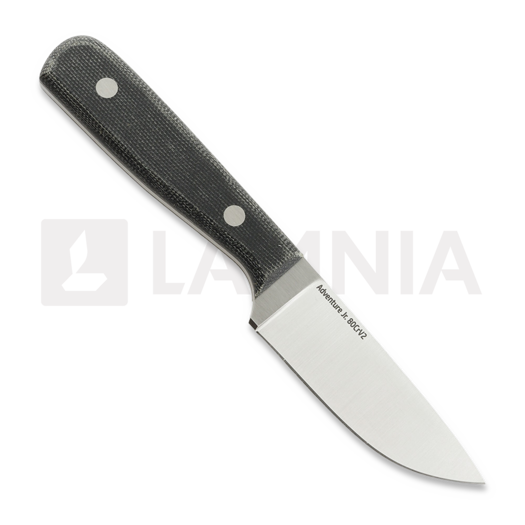 Ніж Very Good Knife Co Adventure Jr 80Crv2 Gen2, black micarta