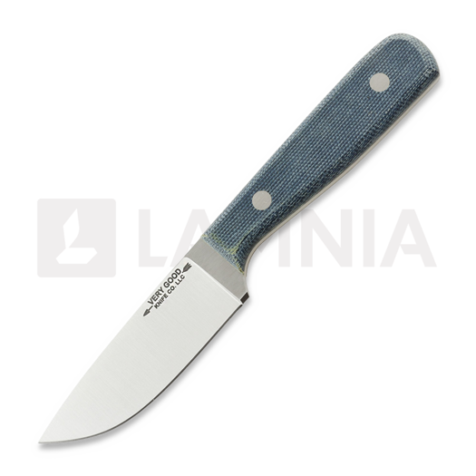 Nóż Very Good Knife Co Adventure Jr 80Crv2 Gen2, blue micarta