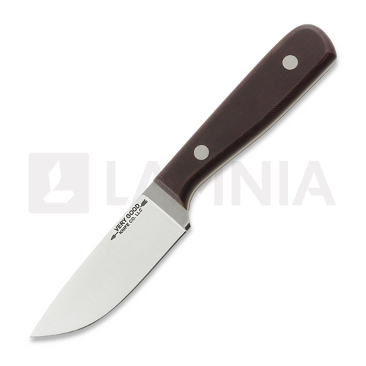 Cuțit Very Good Knife Co Adventure Jr 80Crv2 Gen2, burgundy micarta