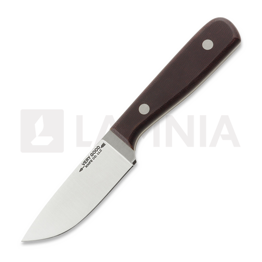 Ніж Very Good Knife Co Adventure Jr 80Crv2 Gen2, burgundy micarta