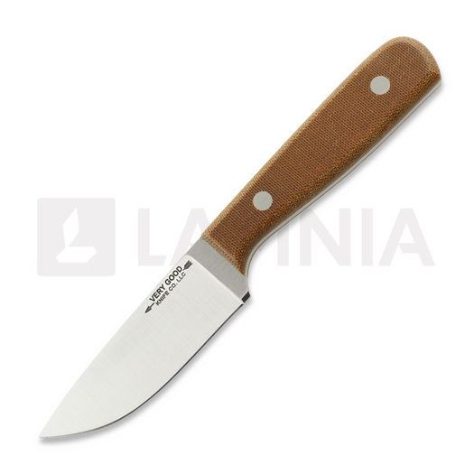 Nôž Very Good Knife Co Adventure Jr 80Crv2 Gen2, natural micarta