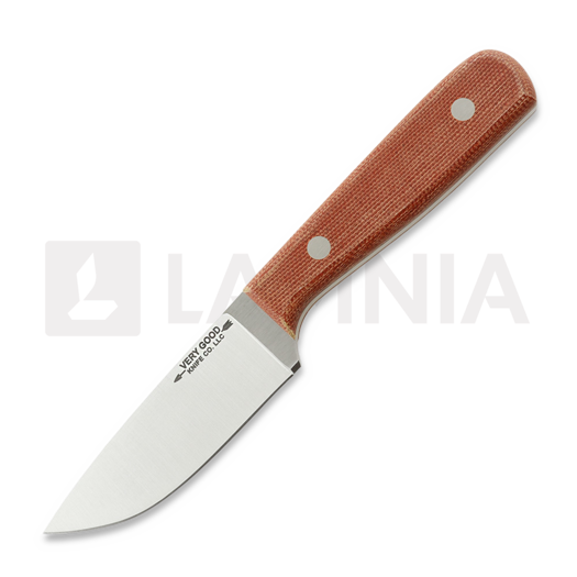 Nuga Very Good Knife Co Adventure Jr 80Crv2 Gen2, red micarta