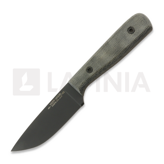 Ніж Very Good Knife Co Adventure Jr 80Crv2 Gen3, black, black micarta