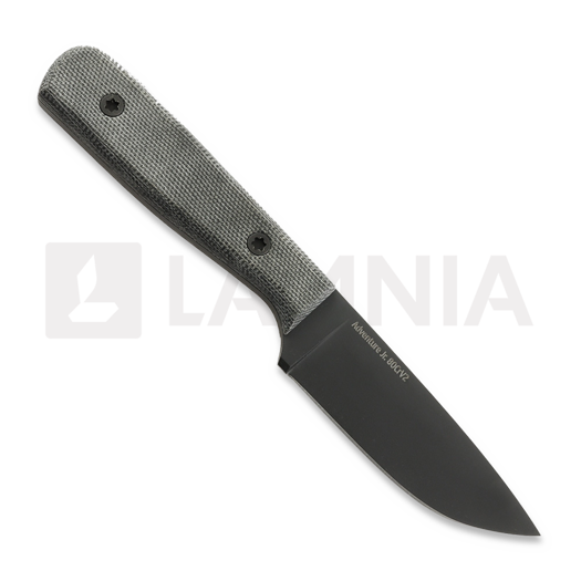 Нож Very Good Knife Co Adventure Jr 80Crv2 Gen3, black, black micarta