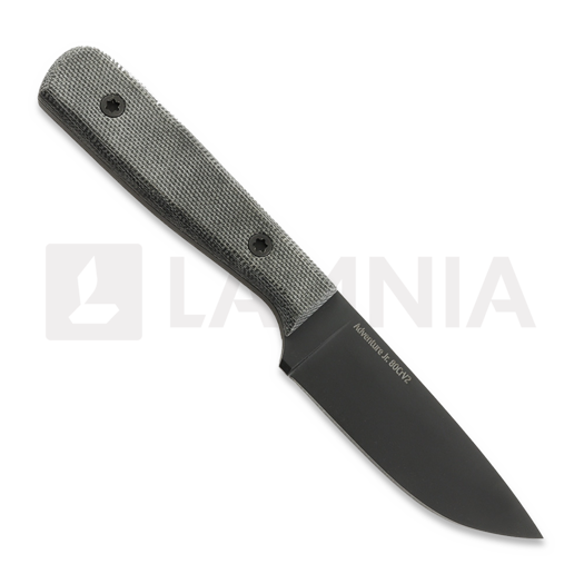 Ніж Very Good Knife Co Adventure Jr 80Crv2 Gen3, black, black micarta
