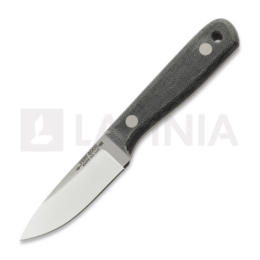 Very Good Knife Co Rambler 80Crv2 Gen2 칼, black micarta