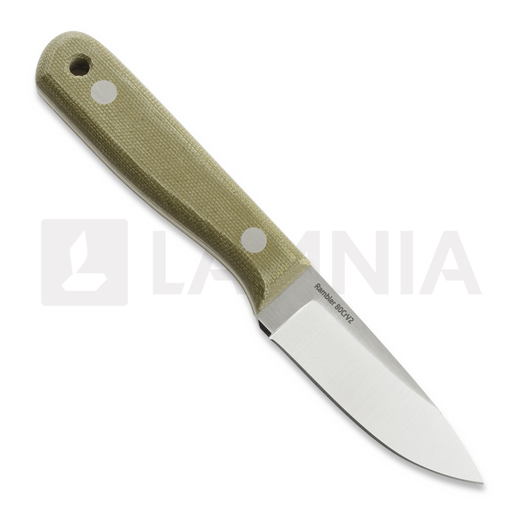 Нож Very Good Knife Co Rambler 80Crv2 Gen2, green micarta