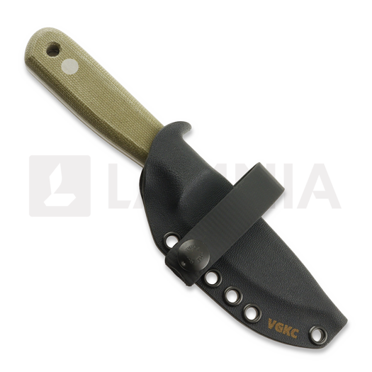 Very Good Knife Co Rambler 80Crv2 Gen2 puukko, green micarta