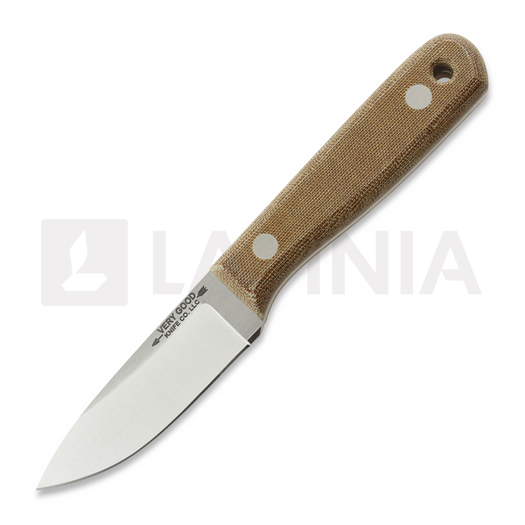 Nuga Very Good Knife Co Rambler 80Crv2 Gen2, natural micarta