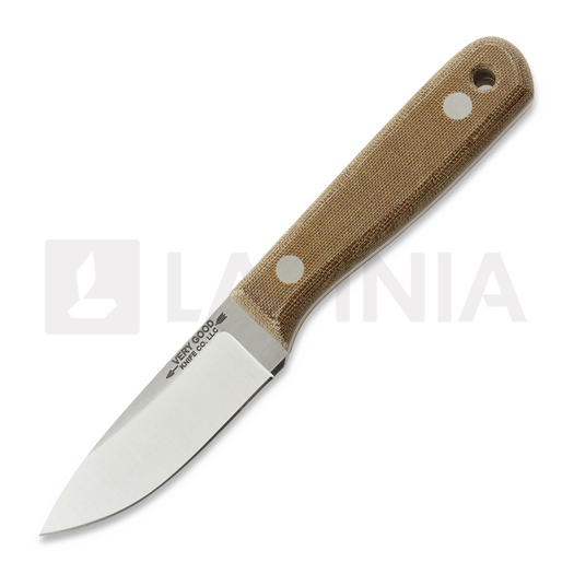 Nazis Very Good Knife Co Rambler 80Crv2 Gen2, natural micarta