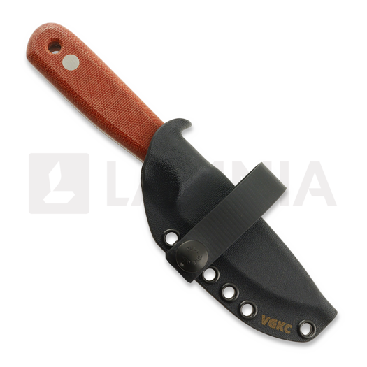 Нож Very Good Knife Co Rambler 80Crv2 Gen2, red micarta