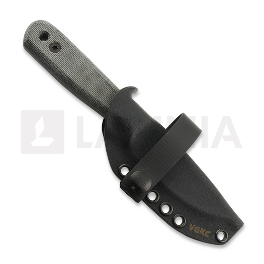 Very Good Knife Co Rambler 80Crv2 Gen3 puukko, black, black micarta