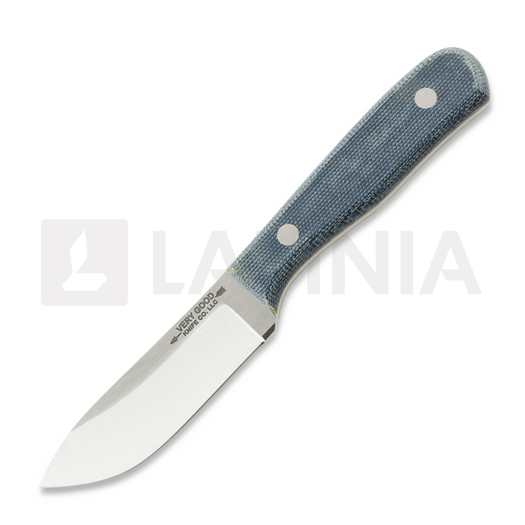 Ніж Very Good Knife Co Tradition JR 80Crv2 Gen2, blue micarta
