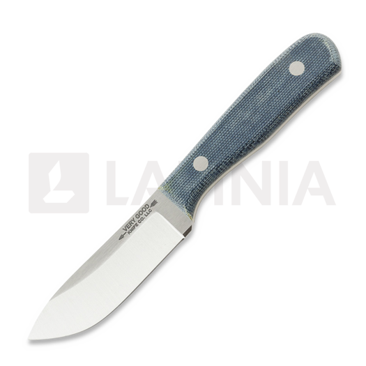 Very Good Knife Co Tradition JR 80Crv2 Gen2 kés, blue micarta