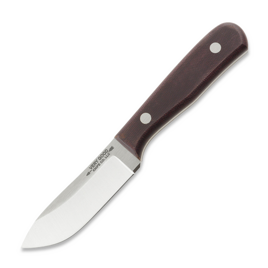 Ніж Very Good Knife Co Tradition JR 80Crv2 Gen2, burgundy micarta
