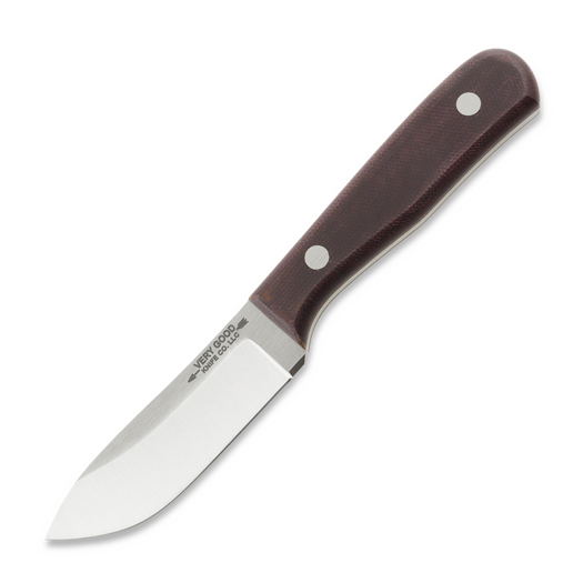Nuga Very Good Knife Co Tradition JR 80Crv2 Gen2, burgundy micarta